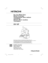 Hitachi CD 12F User manual