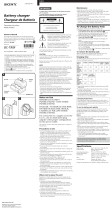 Sony BC-TRM Operating instructions