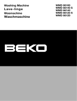 Beko WMD 66120 Owner's manual