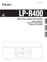 TEAC LPR400 User manual