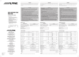 Alpine MRV-1002 Owner's manual