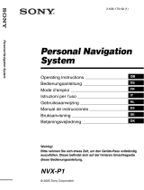 Sony NVX-P1 Owner's manual