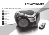 Thomson RCD203U Owner's manual