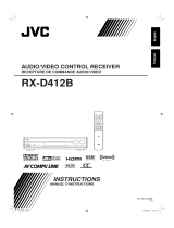 JVC RX-D412B User manual