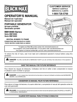 Black Max BM10500 Series User manual