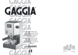 Gaggia RI9303 Classic User manual