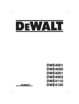 DeWalt DWE4050 Owner's manual