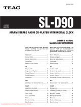 TEAC SL-D90 Owner's manual