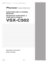 Pioneer VSX-C502 Owner's manual
