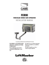 CAME FERNI Installation guide