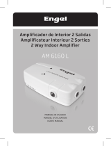 Engel Amplificador de interior 2 sal. UHF + VHF LTE-4G PROTECT User manual