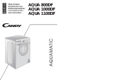Candy AQUA 1100DF-01S Waschmaschine User manual
