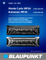 Blaupunkt Monte Carlo MP34 Owner's manual