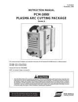 ESAB PCM-1000i Plasma Arc Cutting Package User manual