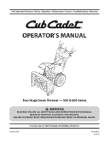 Cub Cadet 3x User manual
