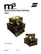 ESAB m3® plasma Water Injection Control User manual