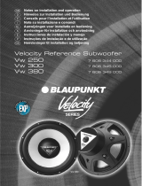 Blaupunkt VELOCITY VW 300 Owner's manual