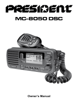 PRESIDENT MC 8000 DSC Owner's manual