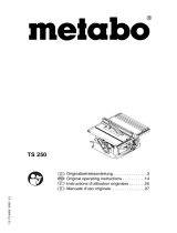 Metabo TS-250 Owner's manual