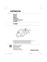 Hitachi F-30A User manual