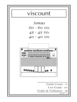Viscount Sonus 40 User manual