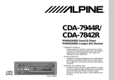 Alpine CDA-7944R Owner's manual
