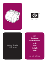 HP Color LaserJet 2550 Printer series Quick start guide