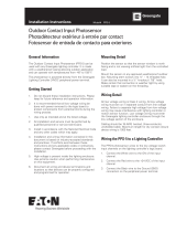 Eaton Outdoor Contact Input Photosensor Installation guide