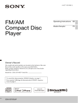 Sony CDX-GT570UP Owner's manual