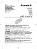 Panasonic EY3743 Owner's manual