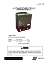 ESAB ABB Pulse Analog Interface Robotic Interface User manual