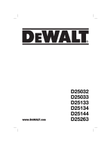 DeWalt D25263 User manual