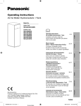 Panasonic WHUD12FE8 Owner's manual