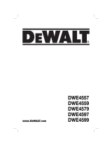 DeWalt DWE4599 Owner's manual