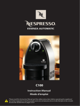 Nespresso ESSENZA AUTOMATIC C100 Owner's manual