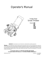 MTD World Tiller - Series 240 User manual