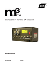 ESAB M3® Plasma Interface Hub - Remote TDF Selection User manual