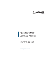 Planar PXN2771MW User manual