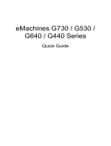 eMachines G730ZG-P612G32Miks User manual