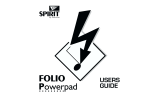 Spirit FOLIO POWERPAD User manual