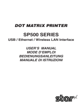 Star Micronics SP500 Series User manual