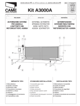 CAME A3000A User manual