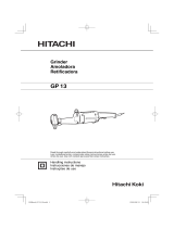 Hitachi GP13 User manual
