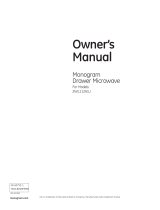 Monogram ZWL1126SJ Owner's manual