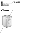 Candy CB 86 TR User manual
