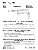 Hitachi DH 22PB User manual