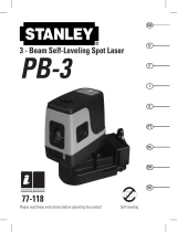 Stanley PB3 User manual