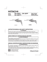 Hitachi DH26PC User manual
