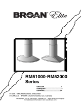 Broan Premier NP52000 Series User manual