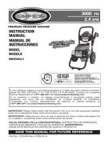 Simpson MSV3024-I User manual